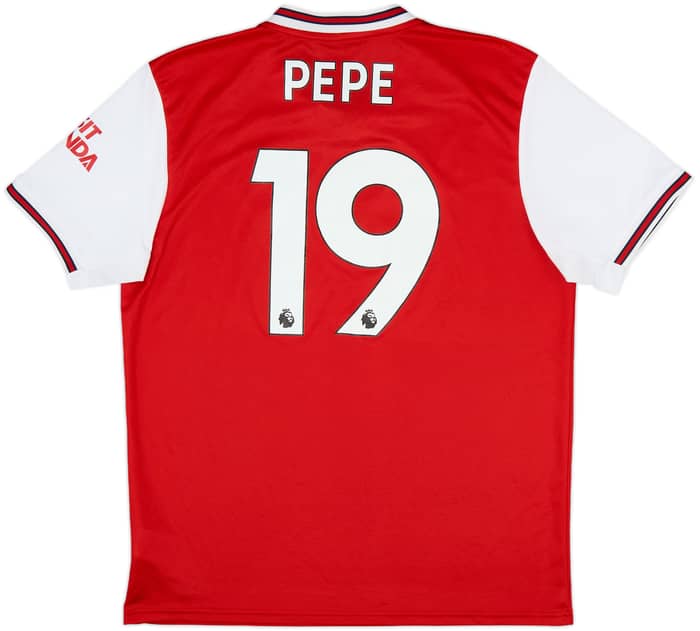 2019-20 Arsenal Home Shirt Pepe #19 - 9/10 - (L)