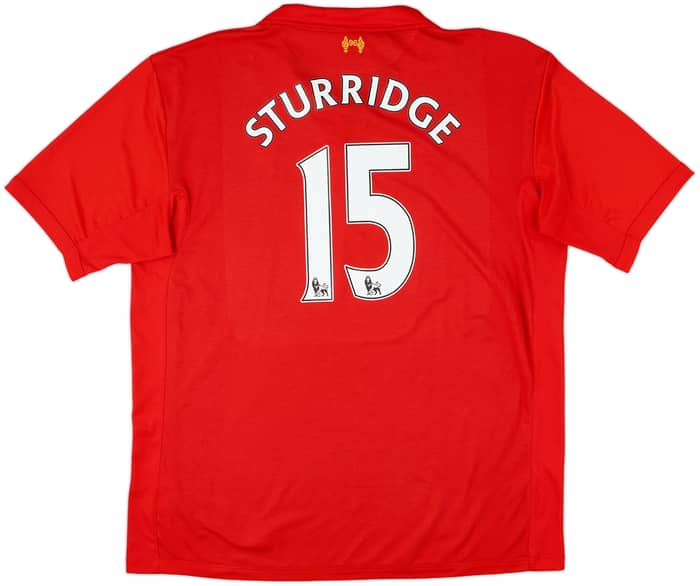 2012-13 Liverpool Home Shirt Sturridge #15 - 7/10 - (3XL)