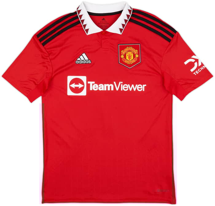 2022-23 Manchester United Home Shirt Ronaldo #7 - 10/10 - (XL.Boys)