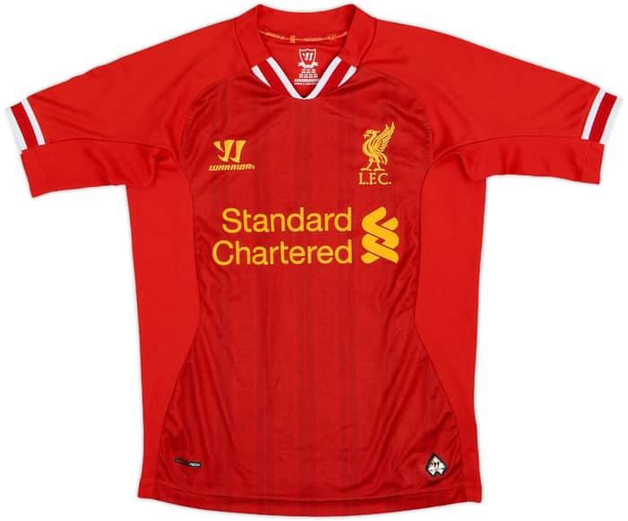 2013-14 Liverpool Home Shirt Gerrard #8 - 7/10 - (M.Boys)
