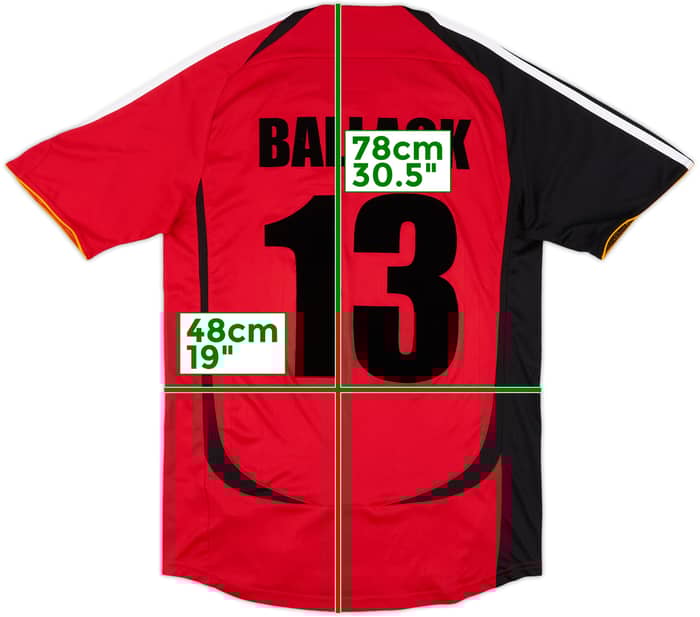 2005-07 Germany Away Shirt Ballack #13 - 8/10 - (S)