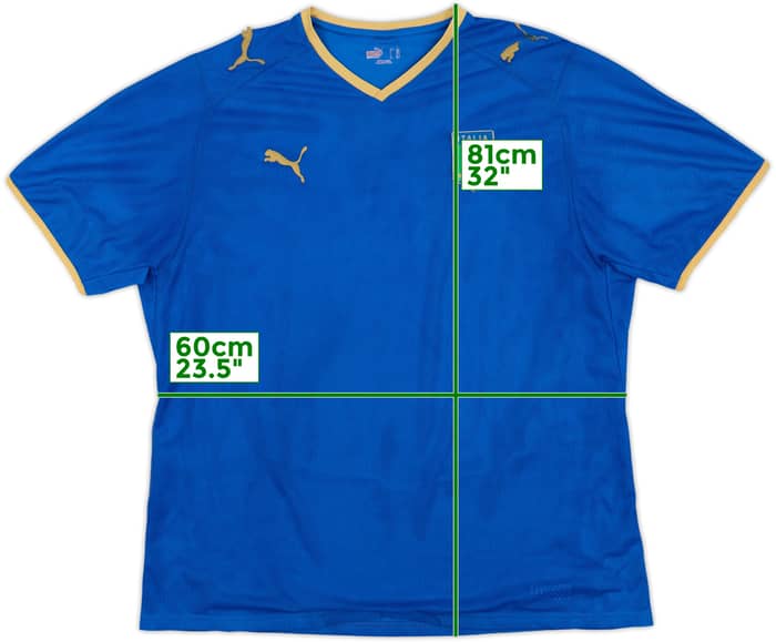 2007-08 Italy Home Shirt - 5/10 - (XL)