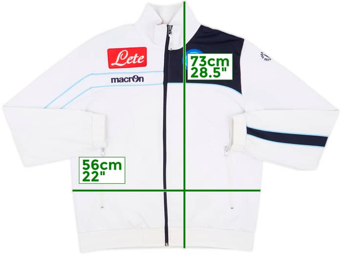 2011-12 Napoli Macron Track Jacket - 7/10 - (L)
