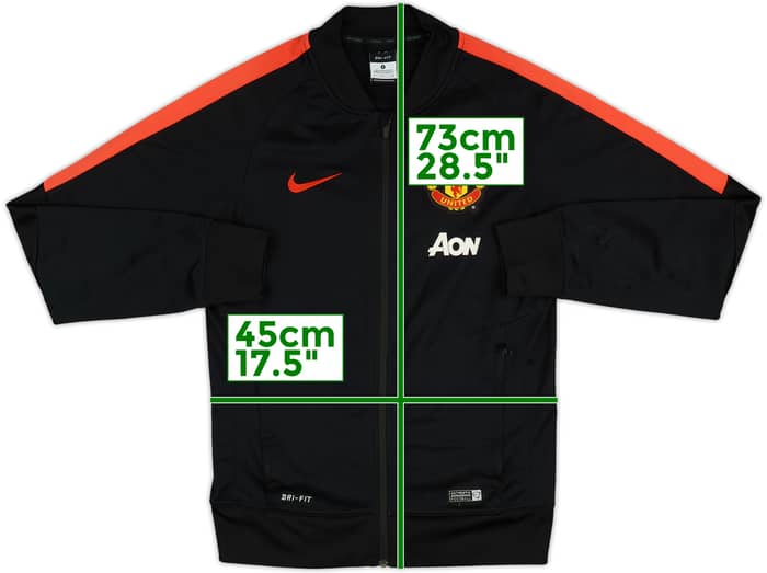 2014-15 Manchester United Nike Track Jacket - 8/10 - (S)
