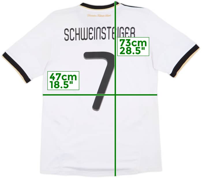 2010-11 Germany Home Shirt Schweinsteiger #7 - 5/10 - (XL.Boys)