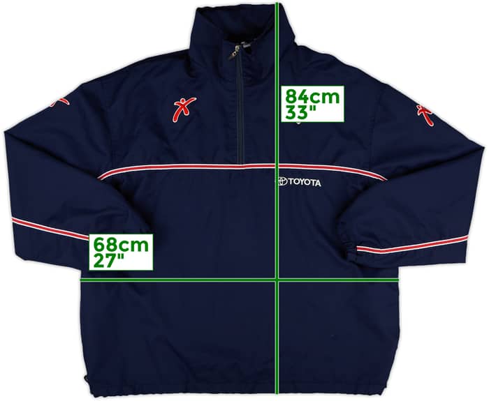 2003-04 Perugia Galex Hooded 1/4 Zip Sweat Top - 10/10 - (XL)