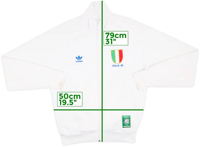 2005-06 Italy adidas Originals Retro Italia 82 Track Jacket - 7/10 - (L)