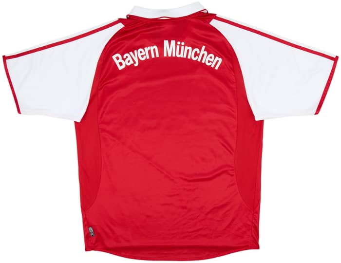 2003-04 Bayern Munich Squad Signed Home Shirt - 5/10 - (M)