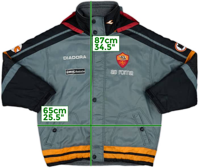 1998-99 Roma Diadora Padded Bench Coat - 5/10 - (S)