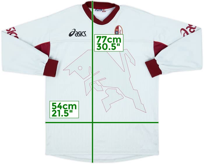 2001-02 Torino Asics Training L/S Shirt - 8/10 - (M)