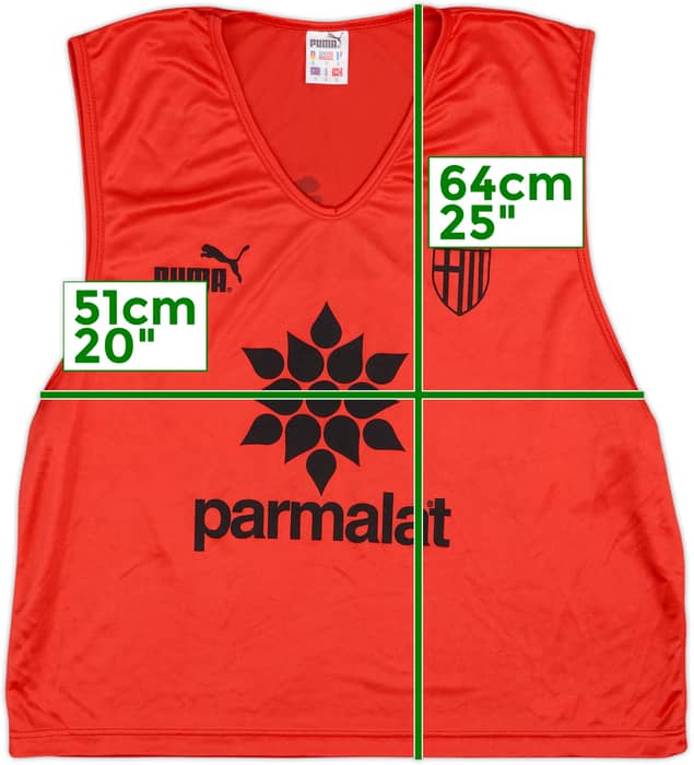 1995-98 Parma Puma Training Bib - 9/10 - (S)