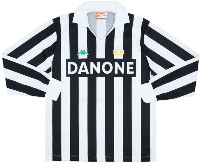 1992-94 Juventus Basic Home L/S Shirt #10 - 8/10 - (L)