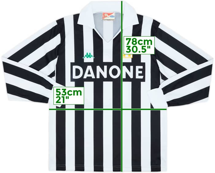 1992-94 Juventus Basic Home L/S Shirt #10 - 8/10 - (L)