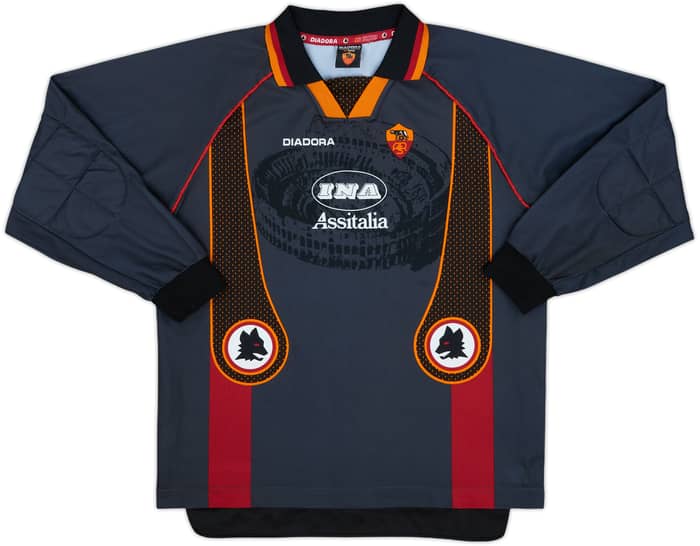 1997-98 Roma GK Shirt - 9/10 - (XL.Boys)