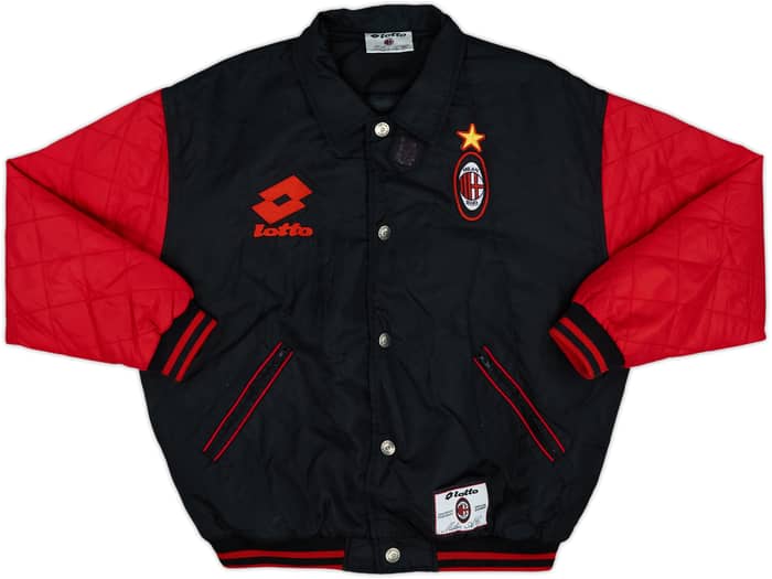 1994-95 AC Milan Lotto Padded Bomber Jacket - 7/10 - (XL.Boys)