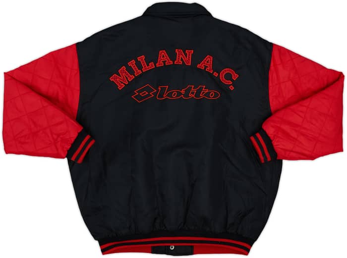 1994-95 AC Milan Lotto Padded Bomber Jacket - 7/10 - (XL.Boys)