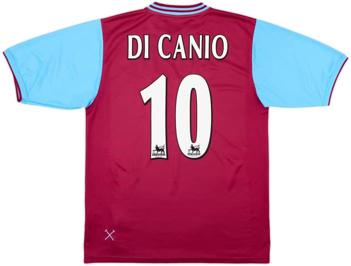 2001-03 West Ham Home Shirt Di Canio #10 - 8/10 - (L)