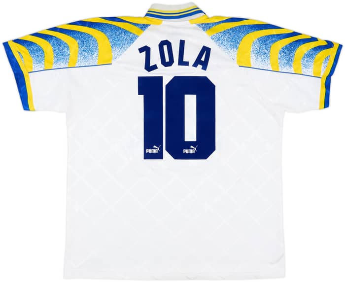 1995-97 Parma Home Shirt Zola #10 - 8/10 - (XL)