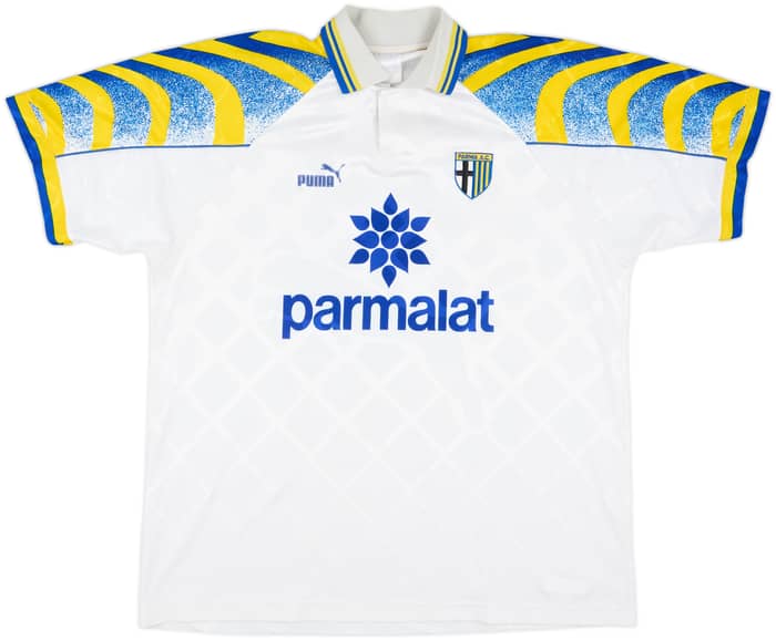 1995-97 Parma Home Shirt Zola #10 - 8/10 - (XL)