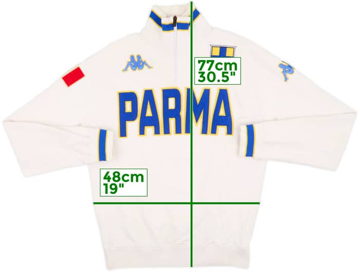 2005-06 Parma Kappa 1/4 Zip Track Jacket - 8/10 - (L)