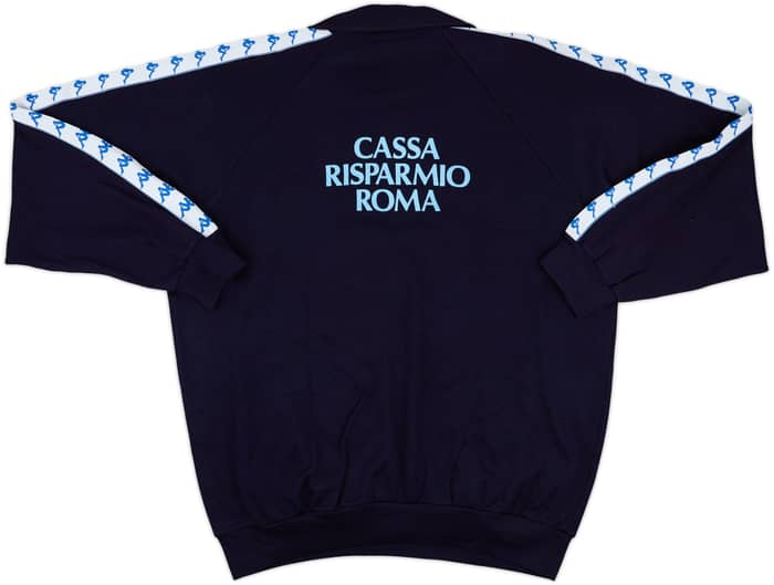 1987-89 Lazio Kappa 1/4 Zip Drill Top - 9/10 - (XL)