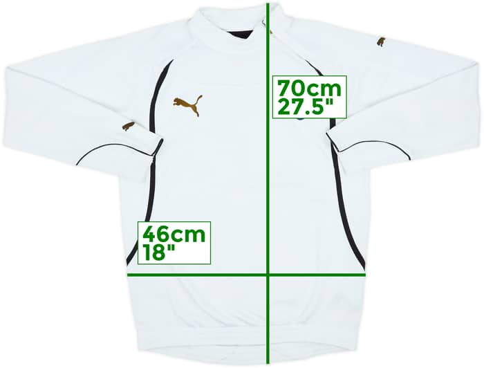 2006-07 Lazio Puma 1/4 Zip Drill Top - 8/10 - (XS)