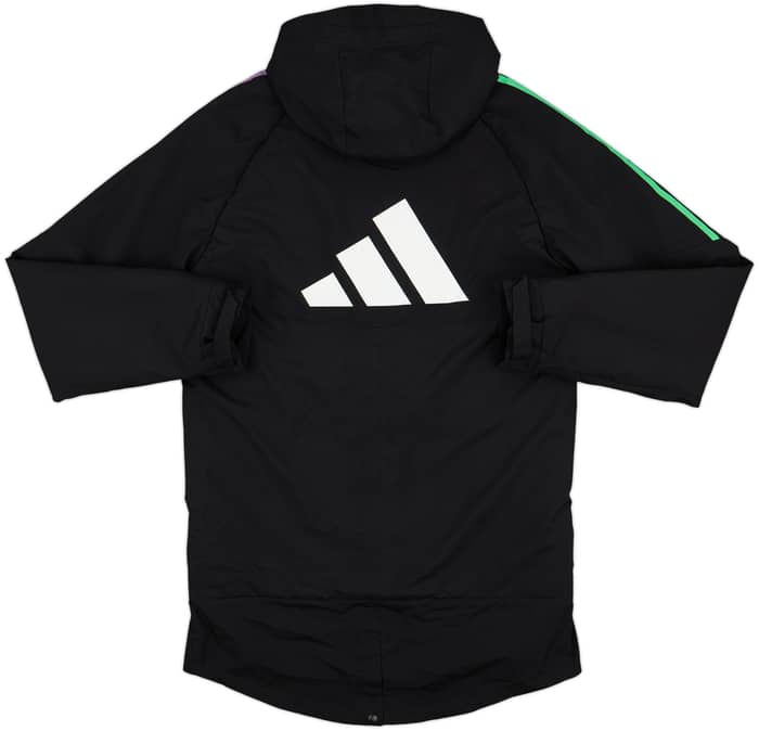 2023-24 Bayern Munich adidas Hooded Padded Bench Coat - 8/10 - (S)
