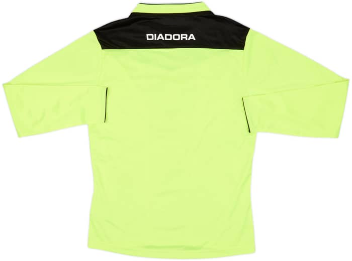 2014-15 Italy Diadora Referee L/S Shirt - 7/10 - (XS)