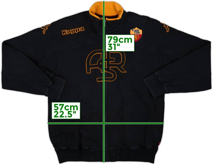 2011-12 Roma Kappa Track Jacket - 8/10 - (XL)