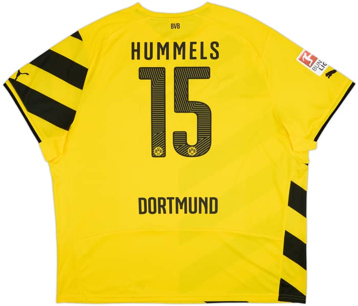 2014-15 Borussia Dortmund Home Shirt Hummels #15 - 9/10 - (4XL)