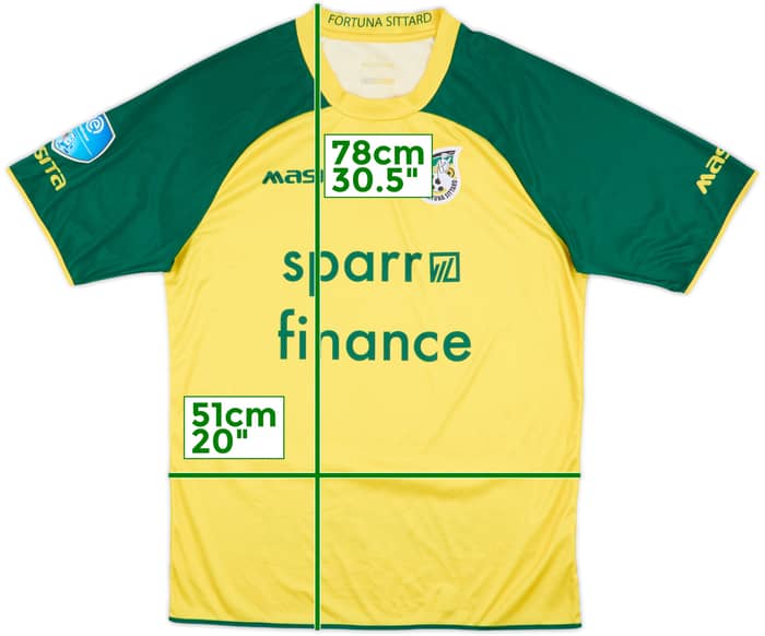 2018-19 Fortuna Sittard Home Shirt - 9/10 - (XL)
