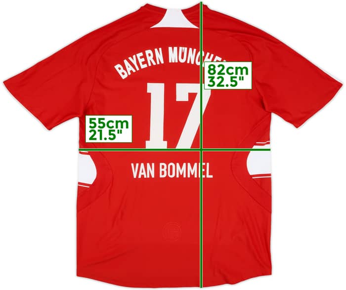 2007-08 Bayern Munich Home Shirt Van Bommel #17 - 7/10 - (L)