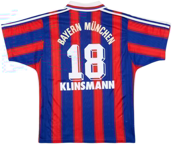 1995-97 Bayern Munich Home Shirt Klinsmann #18 - 6/10 - (S)
