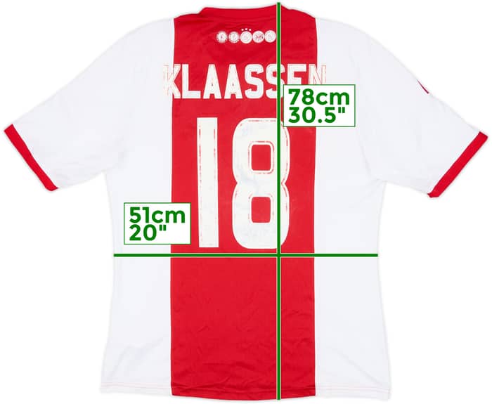 2013-14 Ajax Home Shirt Klaassen #18 - 5/10 - (L)
