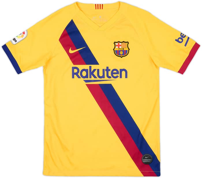 2019-20 Barcelona Away Shirt Messi #10 - 9/10 - (L.Boys)