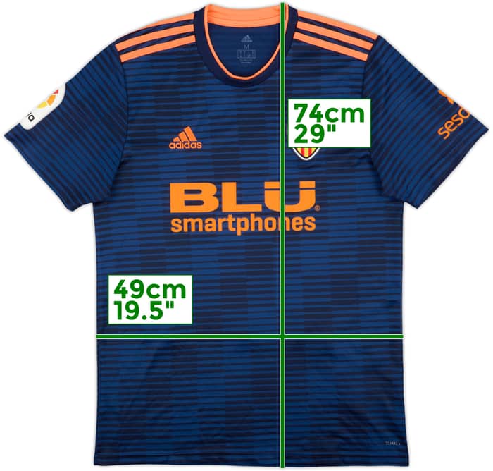 2018-19 Valencia Away Shirt - 8/10 - (M)