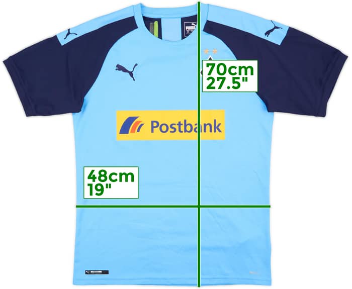 2019-20 Borussia Monchengladbach Away Shirt - 8/10 - (M)