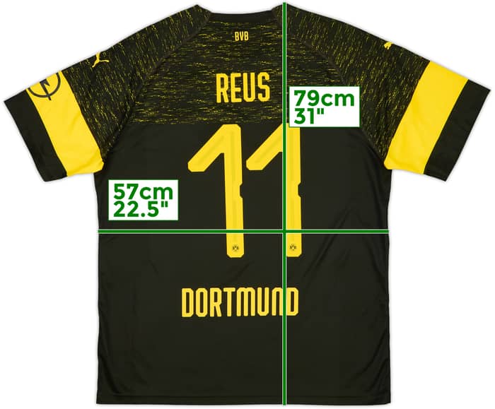 2018-19 Borussia Dortmund Away Shirt Reus #11 - 10/10 - (XL)