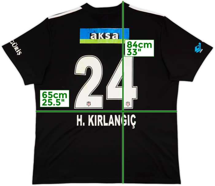 2021-22 Besiktas Away Shirt H.Kirlangic #24 - 6/10 - (XXL)