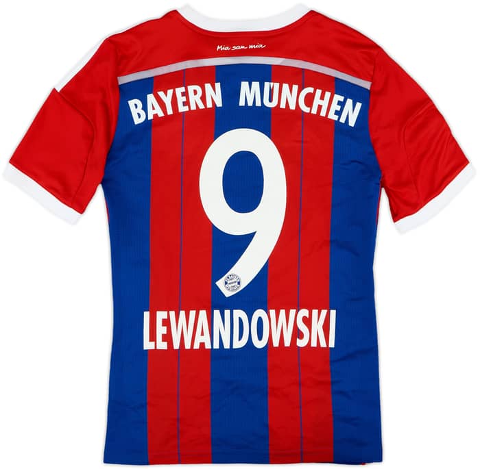 2014-15 Bayern Munich Home Shirt Lewandowski #9 - 8/10 - (L.Boys)