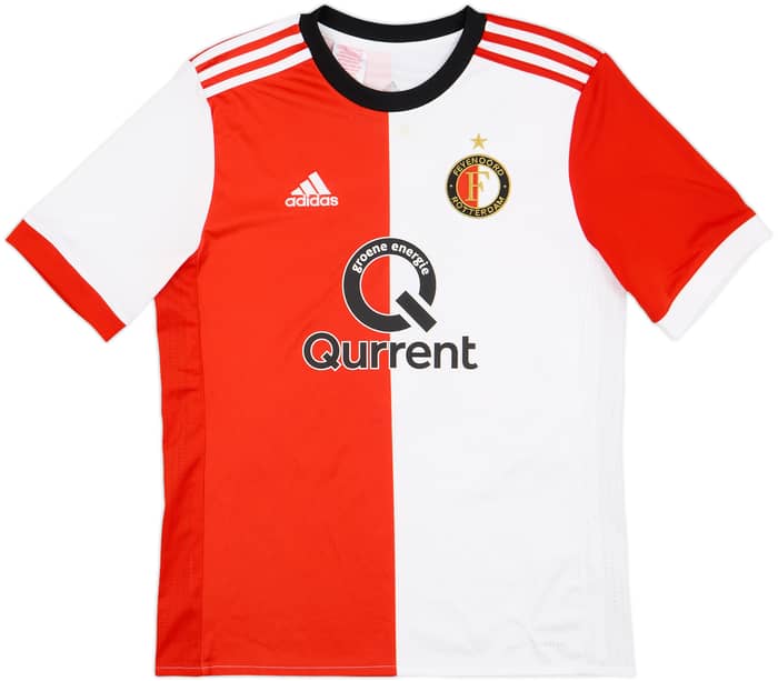 2017-18 Feyenoord Home Shirt El Ahmadi #8 - 9/10 - (XL.Boys)