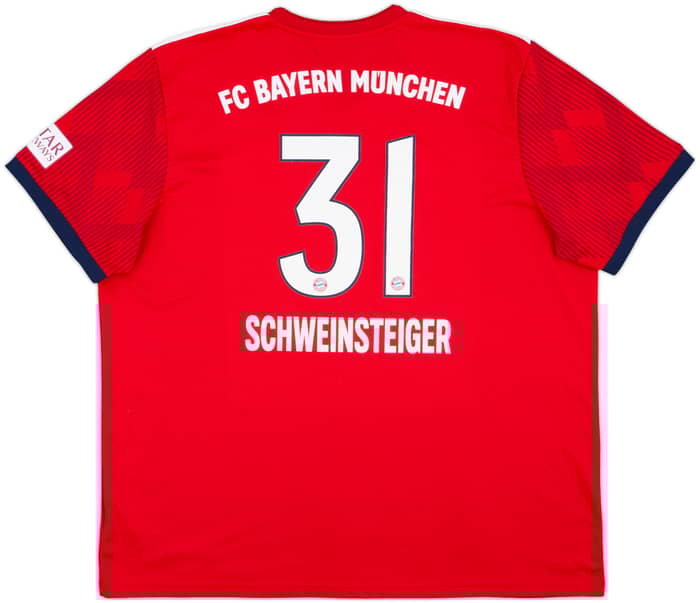 2018-19 Bayern Munich Home Shirt Schweinsteiger #31 - 7/10 - (XXL)