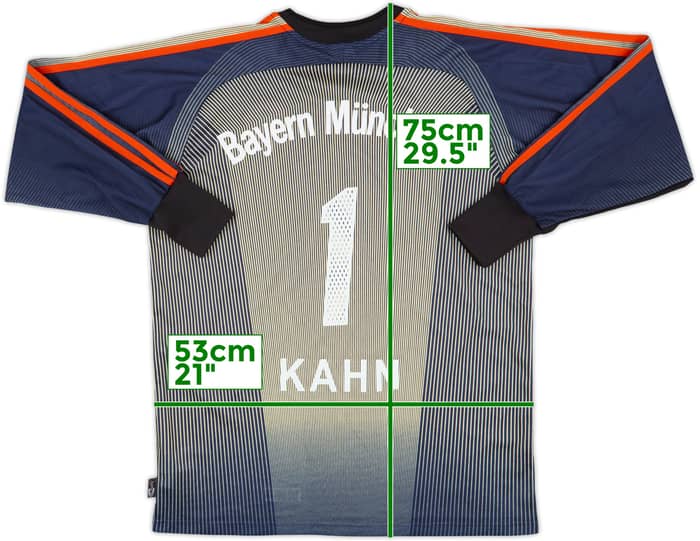 2003-04 Bayern Munich GK Shirt Kahn #1 - 8/10 - (S)