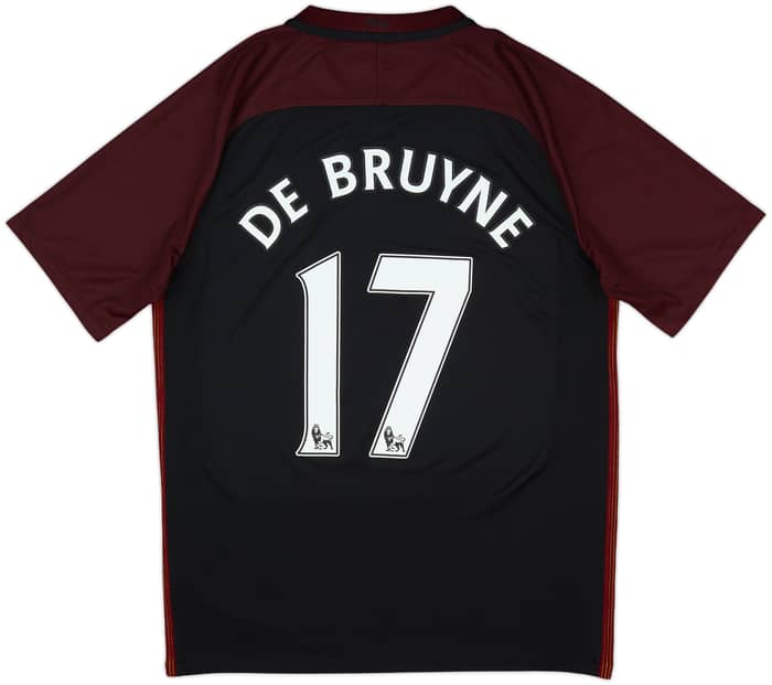 2016-17 Manchester City Away Shirt De Bruyne #17 - 10/10 - (M)