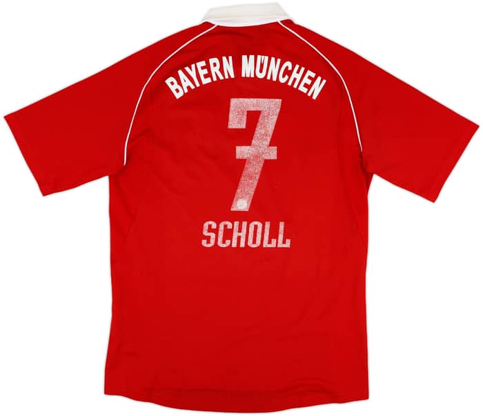 2005-06 Bayern Munich Home Shirt Scholl #7 - 4/10 - (M)