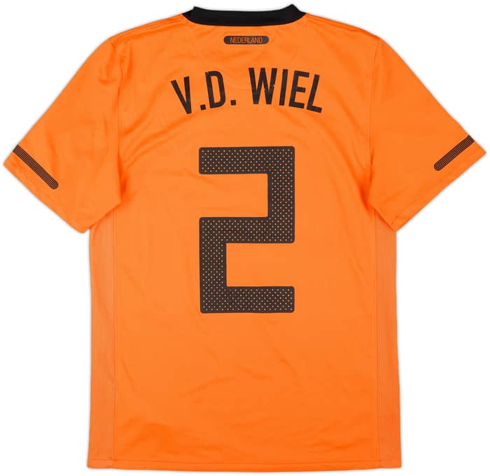 2010-11 Netherlands Home Shirt V.D. Wiel #2 - 7/10 - (S)