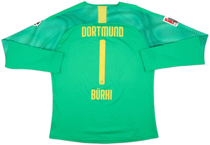2019-20 Borussia Dortmund GK Shirt Burki #1 - 7/10 - (XL)