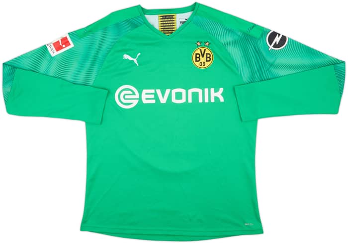 2019-20 Borussia Dortmund GK Shirt Burki #1 - 7/10 - (XL)