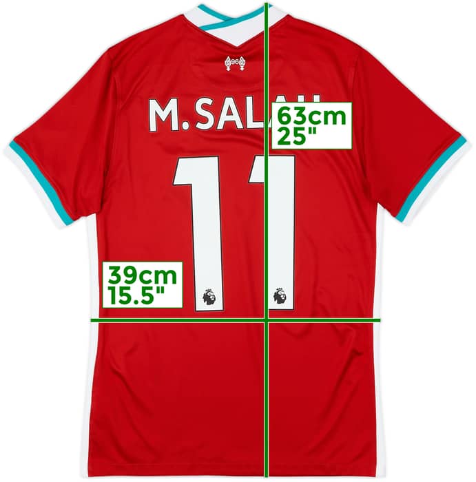 2020-21 Liverpool Home Shirt M.Salah #11 - 5/10 - (S)
