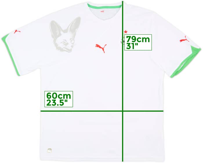 2010-11 Algeria Home Shirt - 9/10 - (XXL)